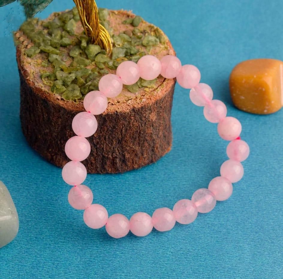 Natural Rose Quartz Bracelet for women