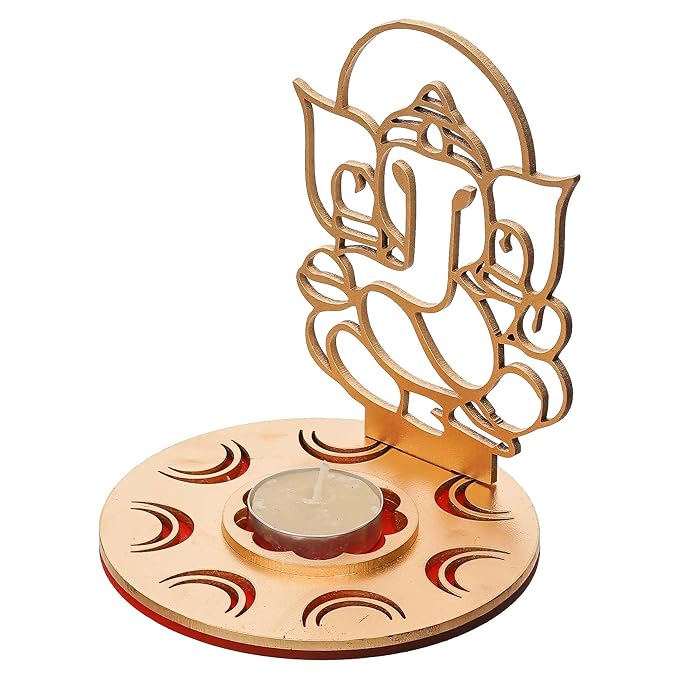 Handmade Lord Ganesha Shadow Diya