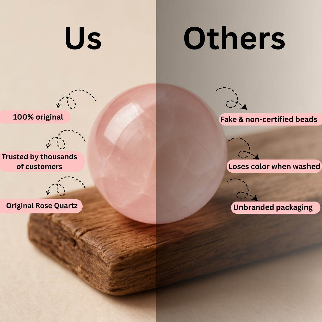 Natural Rose Quartz Bracelet for women